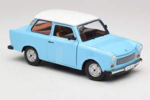 Trabant 601 Deluxe Modrý Bílý Sun Star 1:18 4286 Kov – obrázek 4 z 6