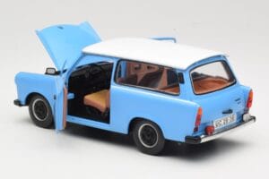 Trabant 601 Kombi Modrý Sun Star 1:18 4272 Kov – obrázek 5 z 8