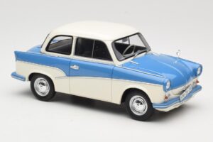 Trabant P50 Světle Modrý Krémový BoS Models 1:18 BOS035 Pryskyřice – obrázek 4 z 6