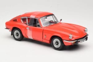 Triumph GT6 Mk3 Červený Sun Star 1:18 1056 Kov – obrázek 4 z 6