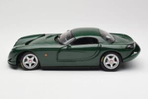 TVR Speed 12 Tmavě Zelený Hot Wheels 1:18 50429 Kov – obrázek 4 z 8