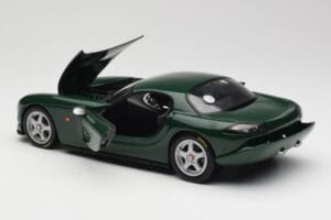 TVR Speed 12 Tmavě Zelený Hot Wheels 1:18 50429 Kov – obrázek 5 z 8