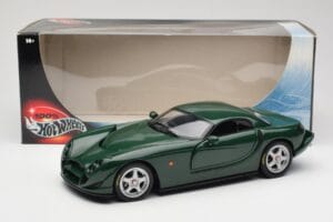 TVR Speed 12 Tmavě Zelený Hot Wheels 1:18 50429 Kov – obrázek 8 z 8