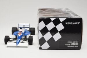 Tyrrell Ford 018 #4 S. Nakajima 6th Place USA GP 1990 Minichamps 1:18 110900003 Kov – obrázek 6 z 6