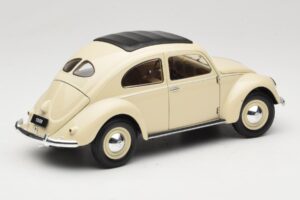 Volkswagen Beetle Type 1 Classic Bílý Welly 1:18 18040W Kov – obrázek 3 z 8