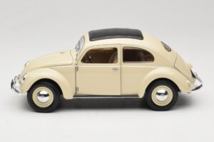 Volkswagen Beetle Type 1 Classic Bílý Welly 1:18 18040W Kov – obrázek 4 z 8