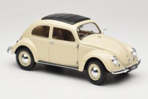 Volkswagen Beetle Type 1 Classic Bílý Welly 1:18 18040W Kov – obrázek 6 z 8