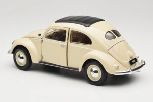 Volkswagen Beetle Type 1 Classic Bílý Welly 1:18 18040W Kov – obrázek 7 z 8