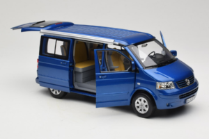 Volkswagen California T4 Ravenna Blue Metallic Norev 1:18 188607 Kov – obrázek 5 z 8