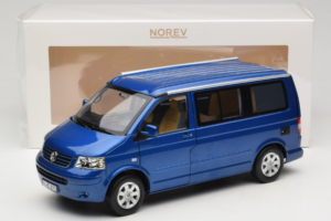 Volkswagen California T4 Ravenna Blue Metallic Norev 1:18 188607 Kov – obrázek 8 z 8