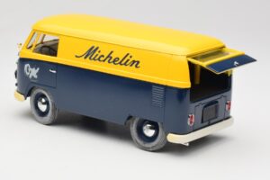 Volkswagen T1 Combi Michelin Černý & Žlutý Solido 1:18 9406 Kov – obrázek 5 z 8