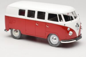 Volkswagen Combi T1 Červený & Bílý Solido 1:18 8031 Kov – obrázek 6 z 8