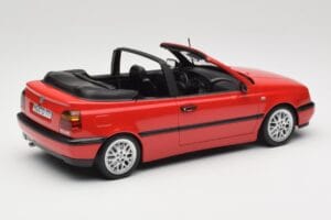Volkswagen Golf Kabriolet Mk3 Červený Norev 1:18 188433 Kov – obrázek 2 z 6
