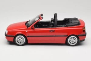Volkswagen Golf Kabriolet Mk3 Červený Norev 1:18 188433 Kov – obrázek 3 z 6