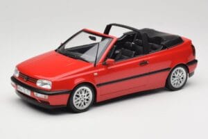 Volkswagen Golf Kabriolet Mk3 Červený Norev 1:18 188433 Kov