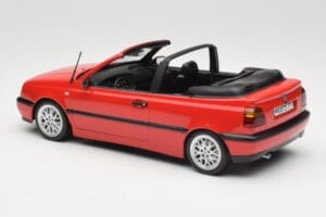 Volkswagen Golf Kabriolet Mk3 Červený Norev 1:18 188433 Kov – obrázek 5 z 6