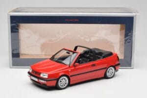 Volkswagen Golf Kabriolet Mk3 Červený Norev 1:18 188433 Kov – obrázek 6 z 6