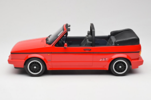 Volkswagen Golf Mk1 Kabriolet Sportline Červený Otto 1:12 G095 Pryskyřice – obrázek 3 z 6