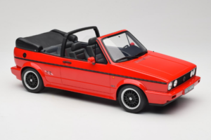 Volkswagen Golf Mk1 Kabriolet Sportline Červený Otto 1:12 G095 Pryskyřice – obrázek 4 z 6