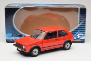 Volkswagen Golf GTI Mk1 Červený Solido 1:18 8166 Kov – obrázek 8 z 8