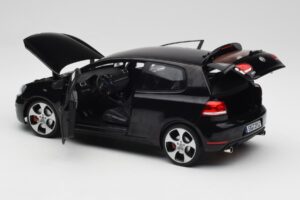 Volkswagen Golf GTI Mk6 Černý Norev 1:18 188502 Kov – obrázek 5 z 8