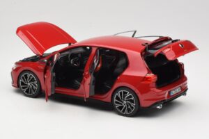 Volkswagen Golf GTI Mk8 Tornado Red Norev 1:18 188595 Kov – obrázek 5 z 8