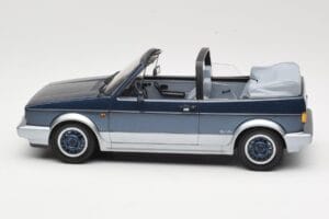 Volkswagen Golf Mk1 Kabriolet Bel Air Blue Metallic Norev 1:18 188404 Kov – obrázek 3 z 6