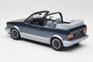 Volkswagen Golf Mk1 Kabriolet Bel Air Blue Metallic Norev 1:18 188404 Kov – obrázek 5 z 6