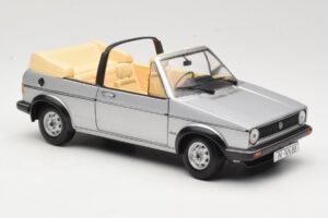 Volkswagen Golf Mk1 Kabriolet Stříbrný Sun Star 1:18 VW004 Kov – obrázek 6 z 8