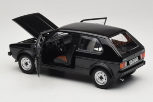 Volkswagen Golf Mk1 GTI Černý Norev 1:18 188487 Kov – obrázek 5 z 8