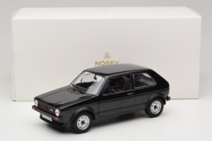 Volkswagen Golf Mk1 GTI Černý Norev 1:18 188487 Kov – obrázek 8 z 8