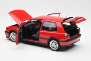 Volkswagen Golf Mk3 GTI Flash Red Norev 1:18 188418 Kov – obrázek 5 z 8