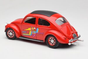Volkswagen Brouk Červený Solido 1:18 8306 Kov – obrázek 7 z 8