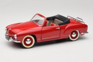 Volkswagen Karmann Ghia Kabriolet Červený Solido 1:18 8058 Kov