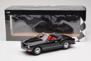Volkswagen Karmann Ghia Kabriolet Černý Minichamps 1:18 155054031 Kov – obrázek 6 z 6