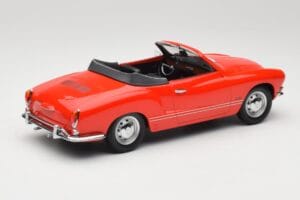 Volkswagen Karmann Ghia Kabriolet Červený Minichamps 1:18 155054030 Kov – obrázek 2 z 6