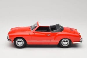 Volkswagen Karmann Ghia Kabriolet Červený Minichamps 1:18 155054030 Kov – obrázek 3 z 6
