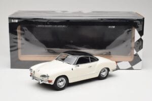 Volkswagen Karmann Ghia Krémový Černý Minichamps 1:18 155054021 Kov – obrázek 6 z 6