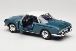 Volkswagen Karmann Ghia Type 34 1500 Sea Blue Norev 1:18 188646 Kov – obrázek 5 z 8