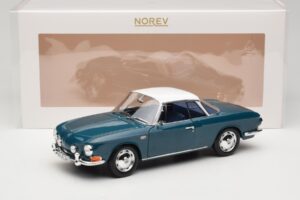 Volkswagen Karmann Ghia Type 34 1500 Sea Blue Norev 1:18 188646 Kov – obrázek 8 z 8