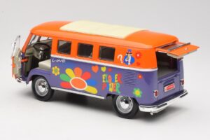 Volkswagen Microbus T1 Flower Power Road Signature 1:18 92329 Kov – obrázek 5 z 8