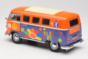 Volkswagen Microbus T1 Flower Power Road Signature 1:18 92329 Kov – obrázek 7 z 8