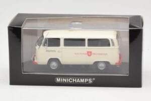 Volkswagen T2 Ambulance Malteser Hilfsdienst Minichamps 1:43 400053092 Kov – obrázek 4 z 4