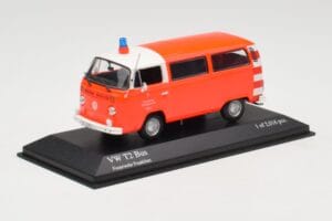 Volkswagen T2 Bus Hasiči Frankfurt Minichamps 1:43 400053091 Kov – obrázek 2 z 4