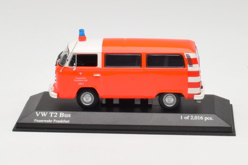 Volkswagen T2 Bus Hasiči Frankfurt Minichamps 1:43 400053091 Kov
