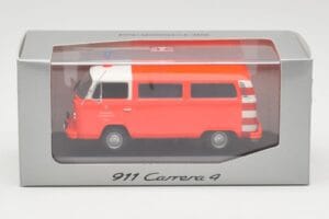 Volkswagen T2 Bus Hasiči Frankfurt Červené Nárazníky Minichamps 1:43 400053091-V1 Kov – obrázek 4 z 4