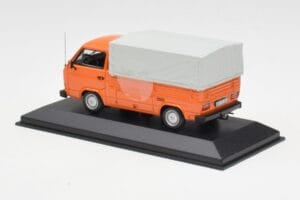 Volkswagen T3 Flatbed Oranžový Minichamps 1:43 400055200 Kov – obrázek 3 z 4