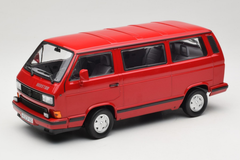 Volkswagen T3 Redstar Červený Norev 1:18 188542 Kov
