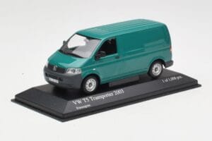 Volkswagen T5 Transporter Zelený Minichamps 1:43 400052261 Kov – obrázek 2 z 4