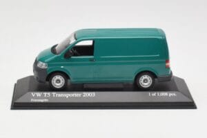 Volkswagen T5 Transporter Zelený Minichamps 1:43 400052261 Kov
